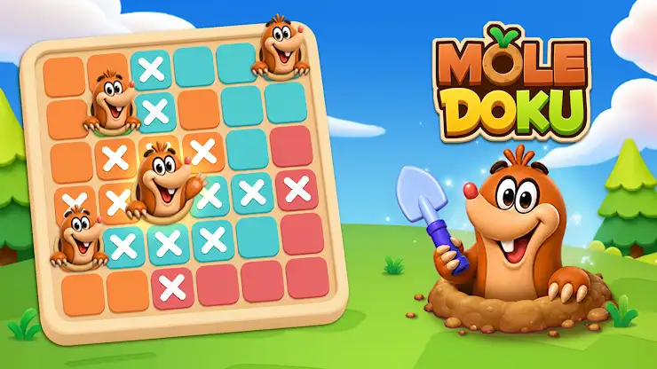 Moledoku! - Brain Puzzle Game screenshot 1