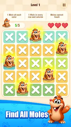 Moledoku! - Brain Puzzle Game screenshot 4