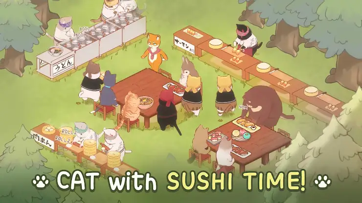 Cat Garden - Food Party Tycoon screenshot 1