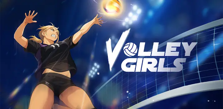 Volley Girls:High School Story — Android game banner