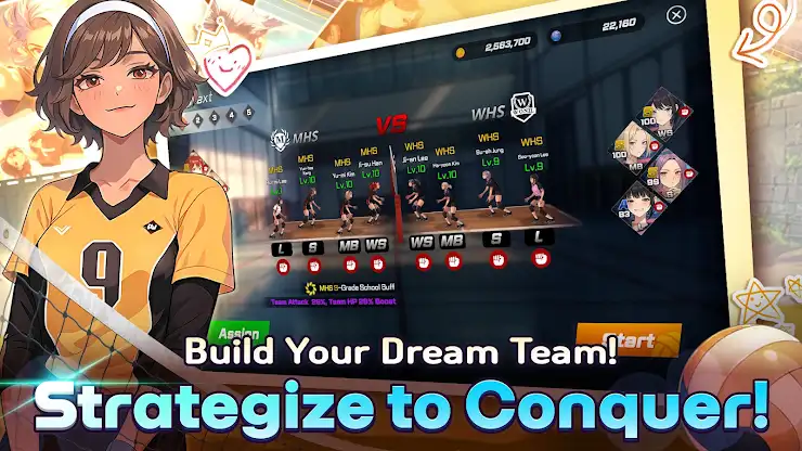 Volley Girls:High School Story screenshot 4