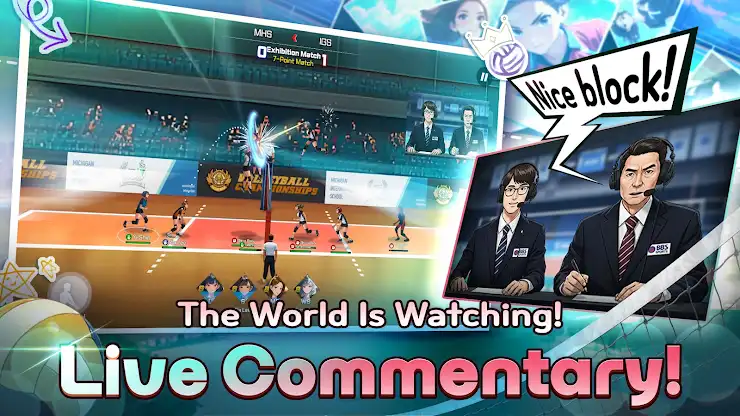 Volley Girls:High School Story screenshot 2