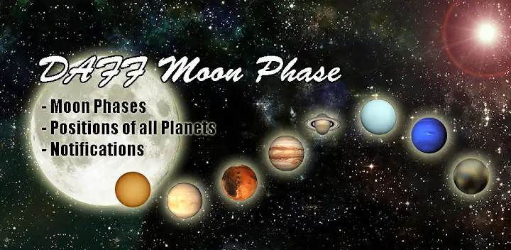 Daff Moon Phase — Android app banner