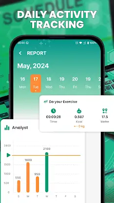Daily Pedometer & Health Track screenshot 2