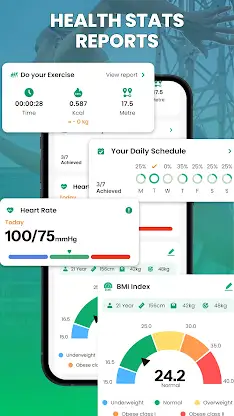 Daily Pedometer & Health Track screenshot 7