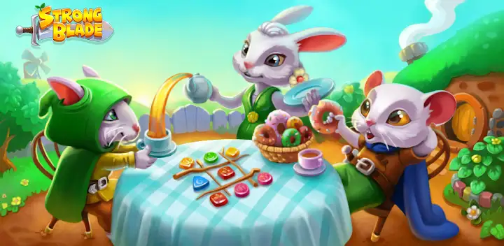 Strongblade: Match 3 Game — Android game banner