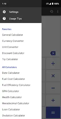 ClevCalc - Calculator screenshot 1