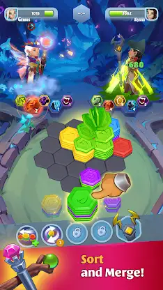 Hex Heroes・Hexagon puzzle game screenshot 1