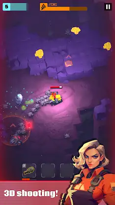 Dig Raid: galactic survivor screenshot 3