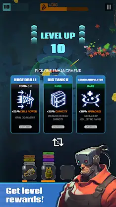 Dig Raid: galactic survivor screenshot 6