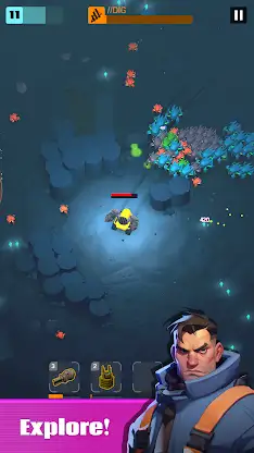 Dig Raid: galactic survivor screenshot 2