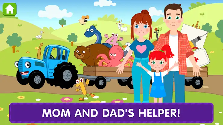 The Blue Tractor: Toddler Game screenshot 7