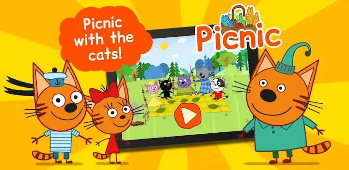 Kid-E-Cats: Kitty Cat Games! — Android game banner