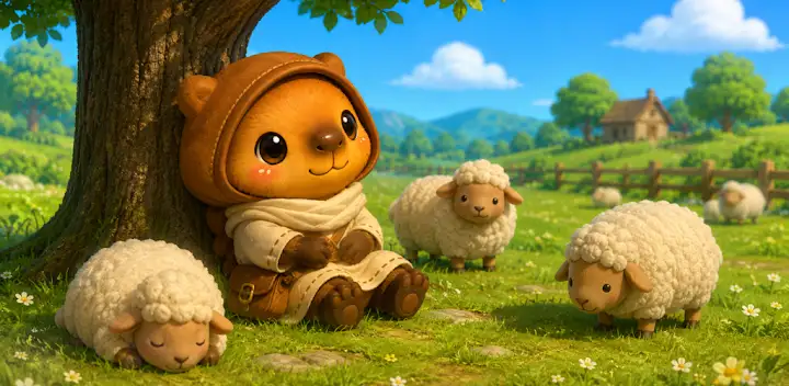 Capybara Farm Demo — Android game banner
