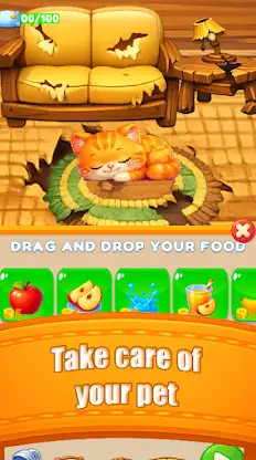 Match3 Candice and Cat Rescue screenshot 4