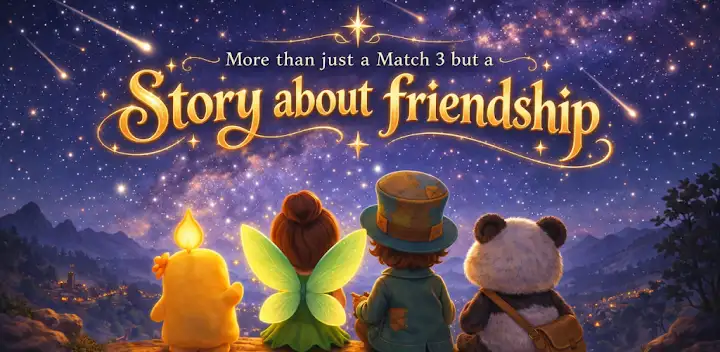 Match3 Candice and Circus life — Android game banner