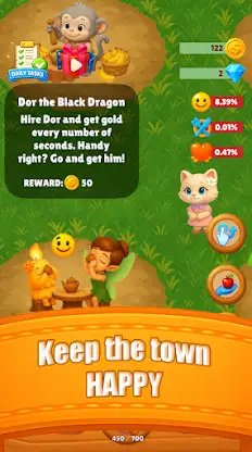 Candice Pet friends idle town screenshot 3