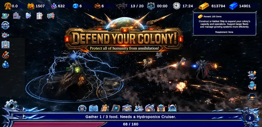 Idle Space Colony Last Defense screenshot 1