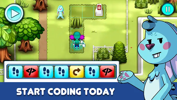 Coding Games Kids: Glitch Hero screenshot 1