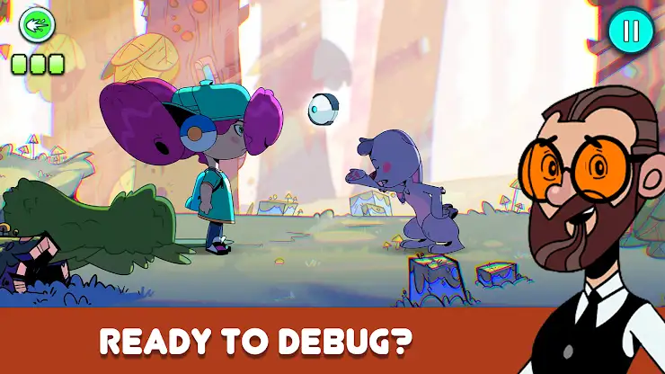 Coding Games Kids: Glitch Hero screenshot 2