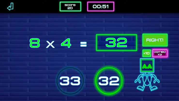Times tables for kids & MATH-E screenshot 3