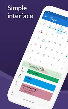 DigiCal+ Calendar screenshot 1