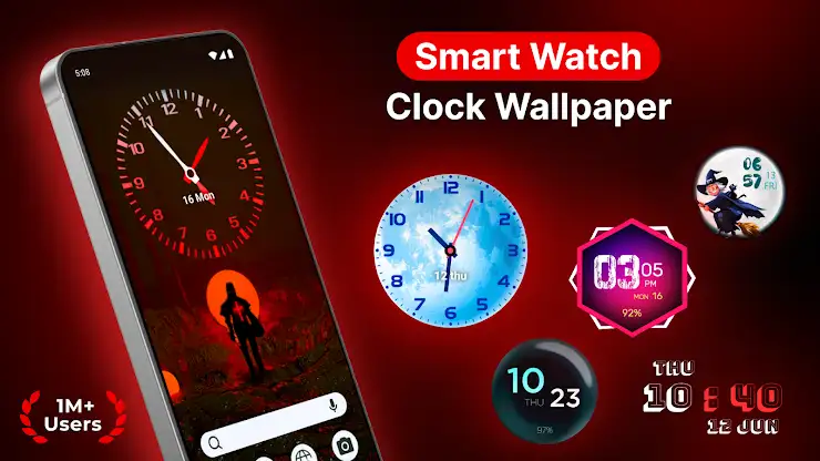 Smart Watch - Clock Wallpaper screenshot 1