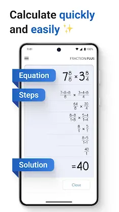 Fraction Calculator Plus screenshot 3