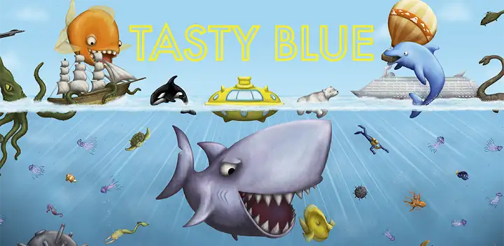 Tasty Blue — Android game banner