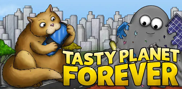 Tasty Planet Forever — Android game banner