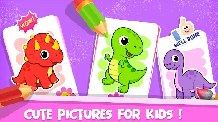 Dino Coloring Game screenshot 2
