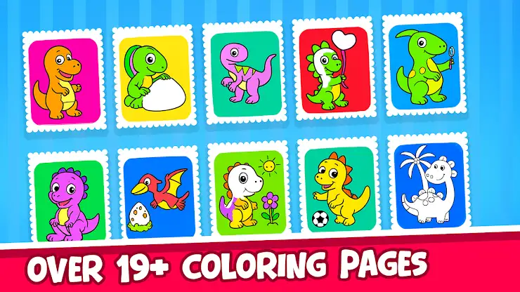 Dino Coloring Game screenshot 3