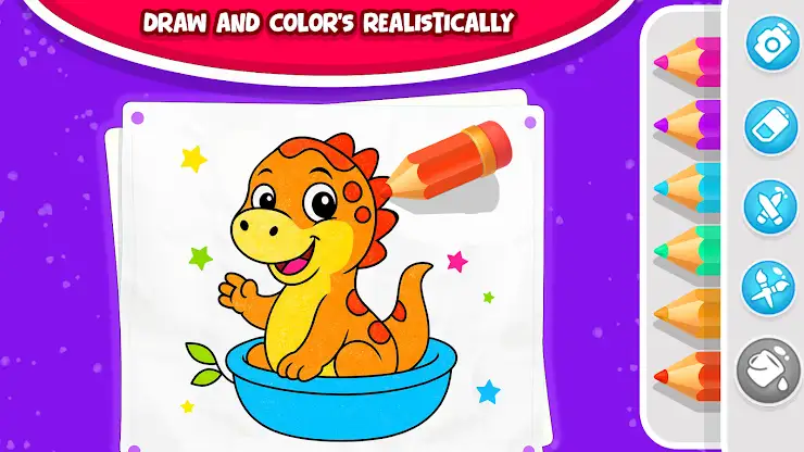 Dino Coloring Game screenshot 1