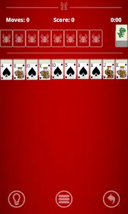 Spider Solitaire Pro screenshot 1