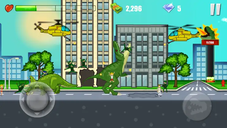 Jurassic Dinosaur City Rampage screenshot 1