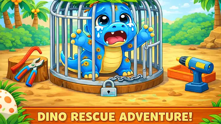 Baby Dino Care Toddler Games screenshot 3
