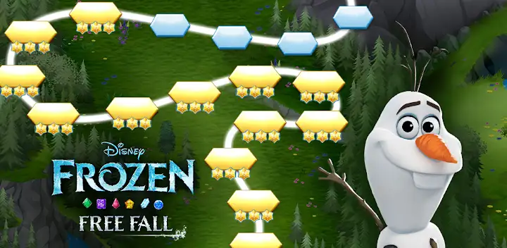 Disney Frozen Free Fall Games — Android game banner