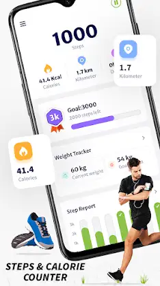 Pedometer & Weight Loss Plan screenshot 1