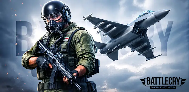 BattleCry: World War Game RPG — Android game banner