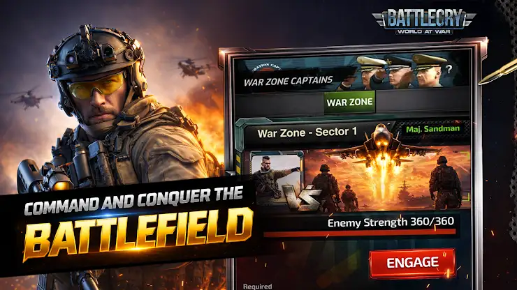BattleCry: World War Game RPG screenshot 2