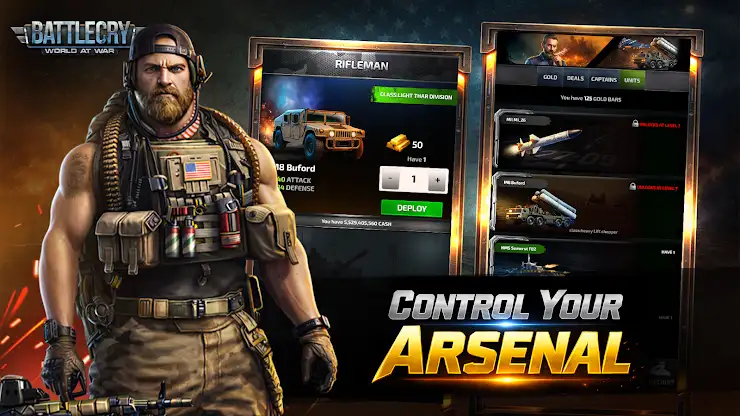 BattleCry: World War Game RPG screenshot 5
