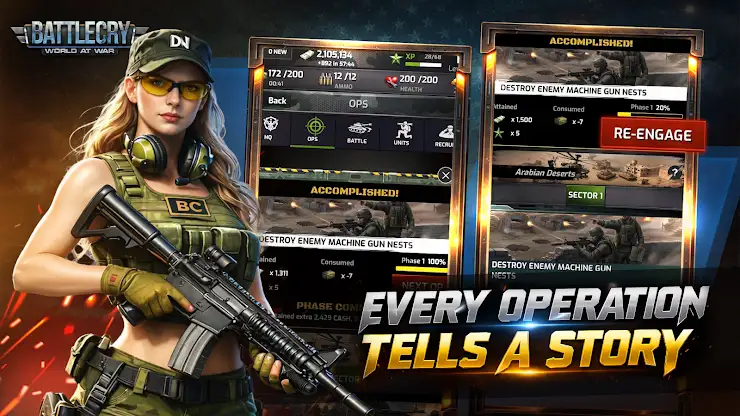 BattleCry: World War Game RPG screenshot 4