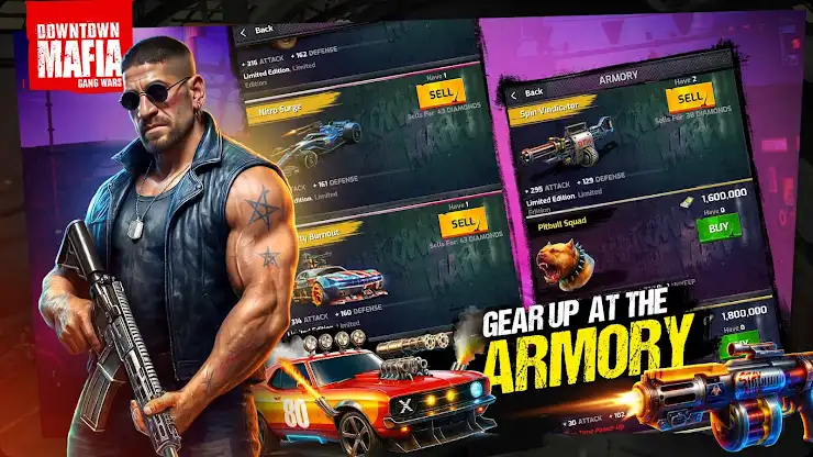 Downtown Mafia: Gang Wars Game screenshot 2