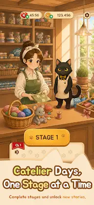 Sunlit Catelier: Cat Puzzle screenshot 5