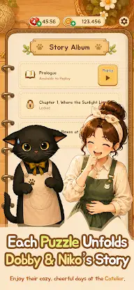 Sunlit Catelier: Cat Puzzle screenshot 4