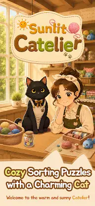 Sunlit Catelier: Cat Puzzle screenshot 1