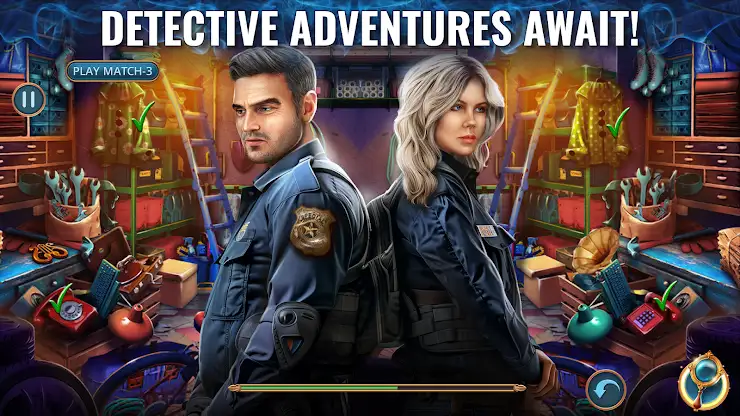 Detective Twins: Hidden Object screenshot 1