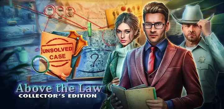 Unsolved Case: Above the Law — Android game banner