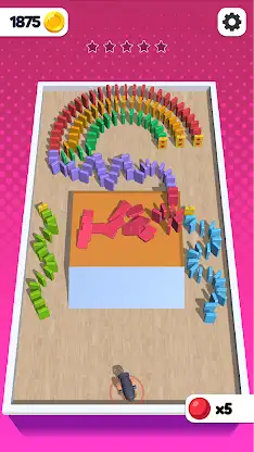 Domino Stack: Ball Smash screenshot 4
