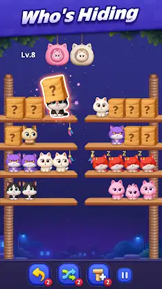 Cat Sort Jam screenshot 3